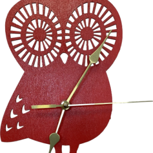 Eulen Wanduhr