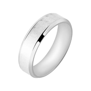 Edelstahl Bandring 316L "Larissa" mit Lasergravur