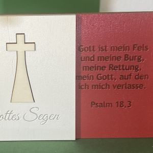 Kleiner Wunscherfüller "Gott ist mein Fels"