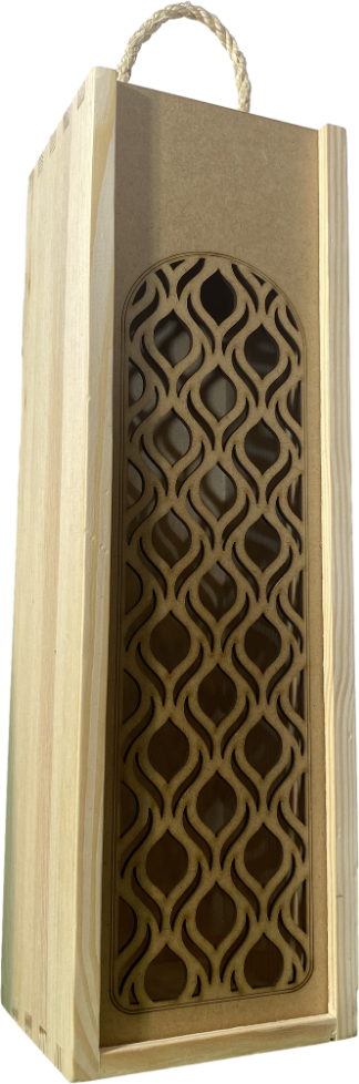 Weinkiste aus Holz "Baccus"